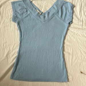 NWOT BDG by Urban Outfitters Cap Sleeve V-Neck shirt in size Small